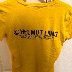 YELLOW AUTHENTIC HELMUT LANG SHIRT